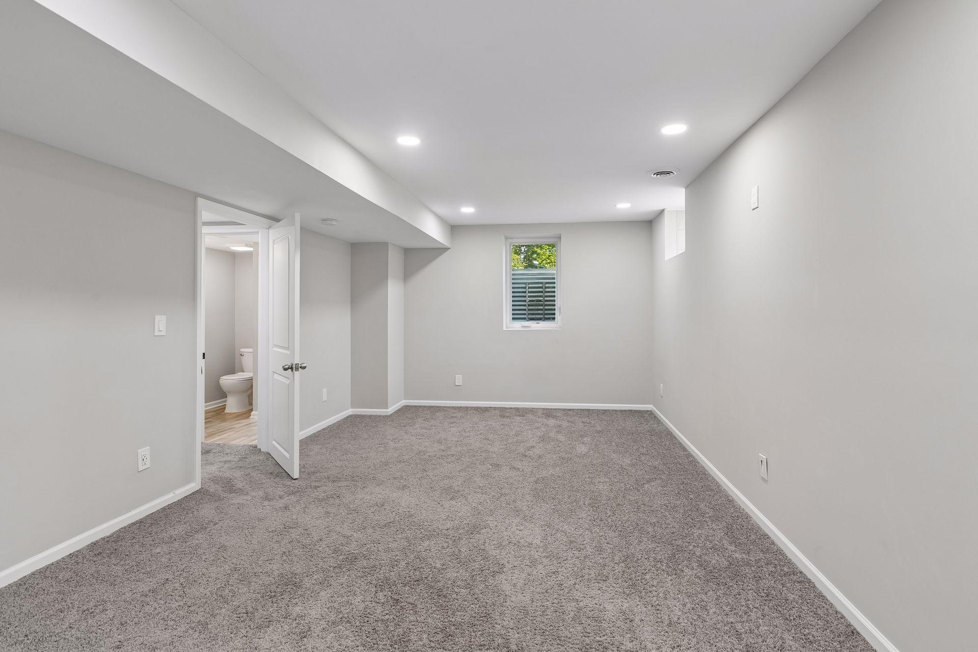 basement bedroom