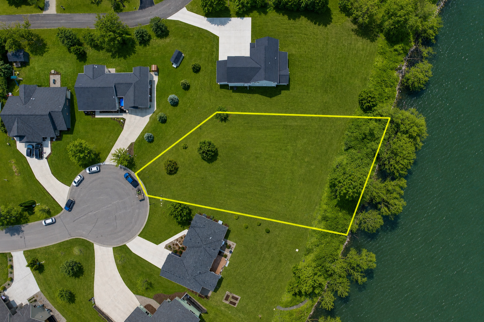 Tucked away on a peaceful cul-de-sac, this exceptional homesite offers the perfect canvas
