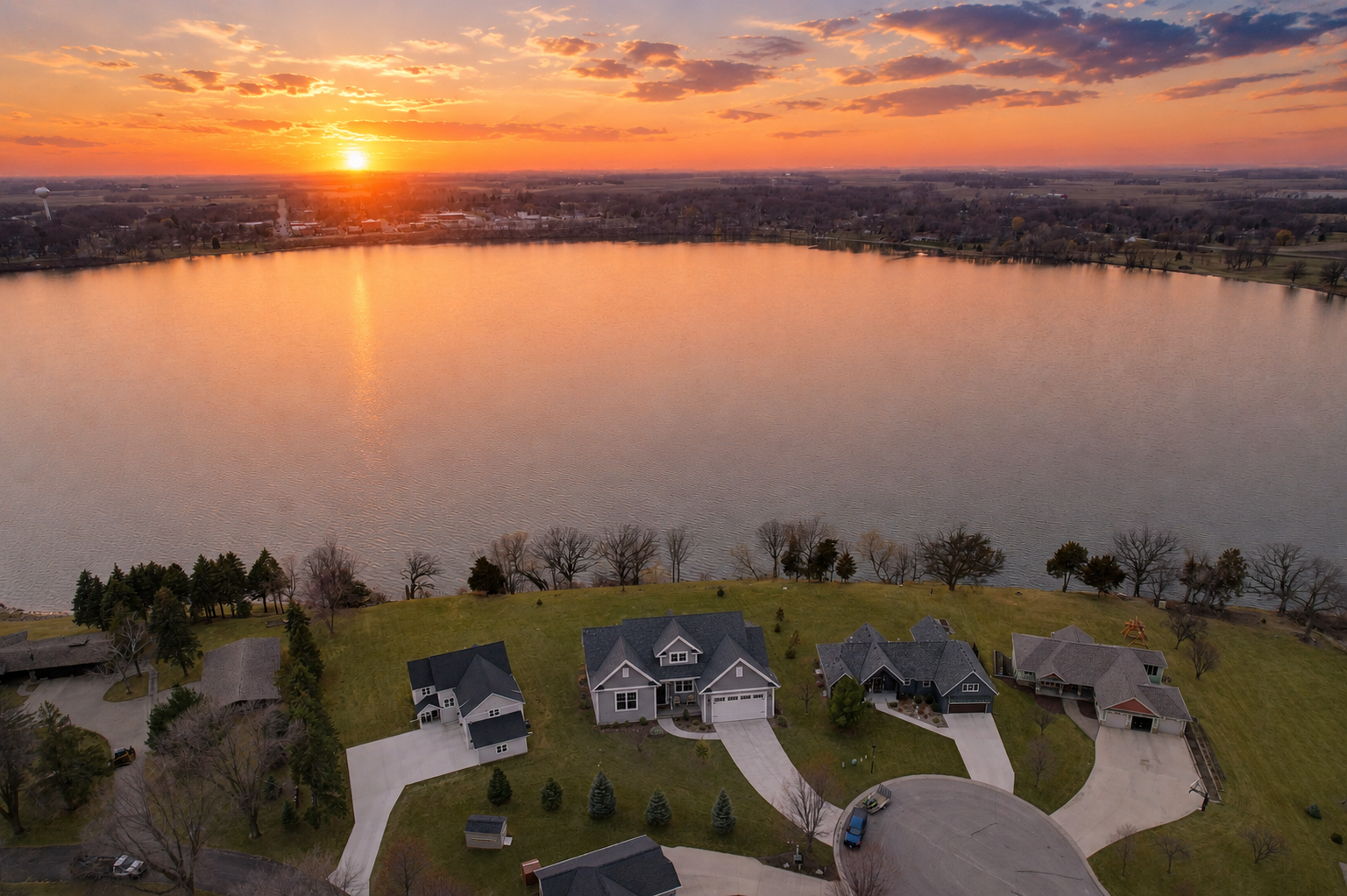 Imagine your early evenings with this stunning view (AI-enhanced property rendering shown for illustrative purposes)