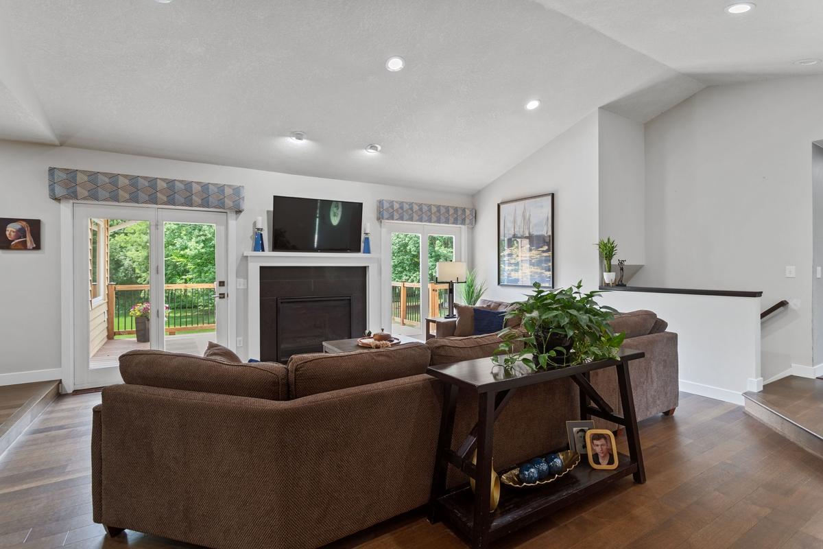 Check out all the custom blinds and window treatments in this home!!!