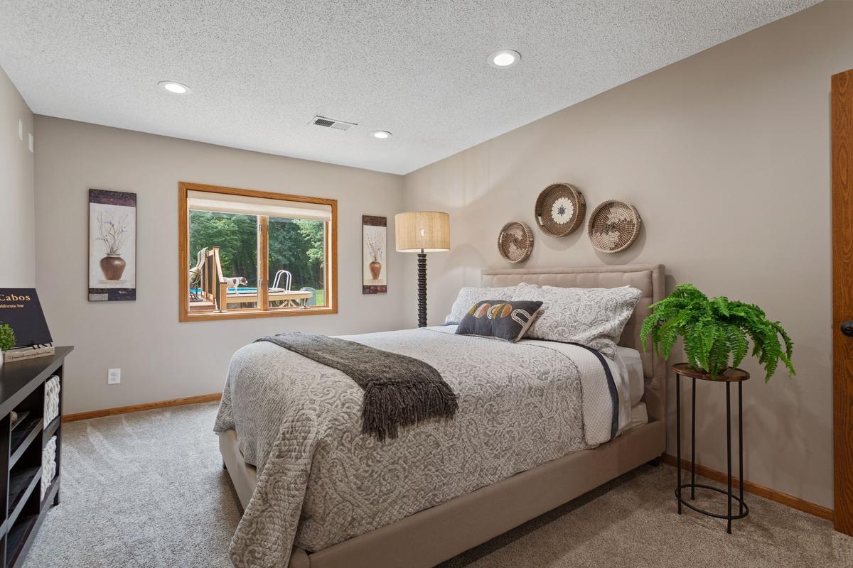 4th bedroom in the lower level!