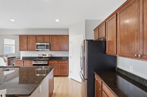 Ample counter space for meal preparation and entertaining.