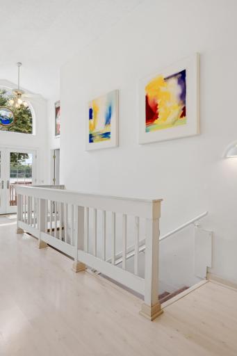 Nicely built staircase with extra deep stair treads