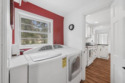 Main floor laundry, GE appliances included