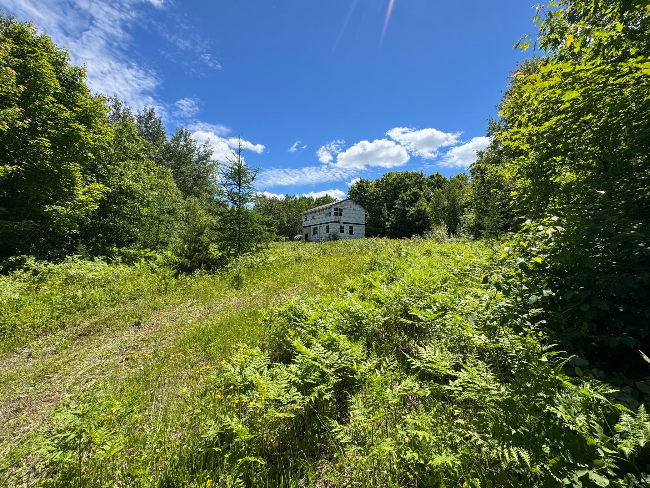 The property includes a rustic bunk house constructed approximately in 2023. The roof is steel.
