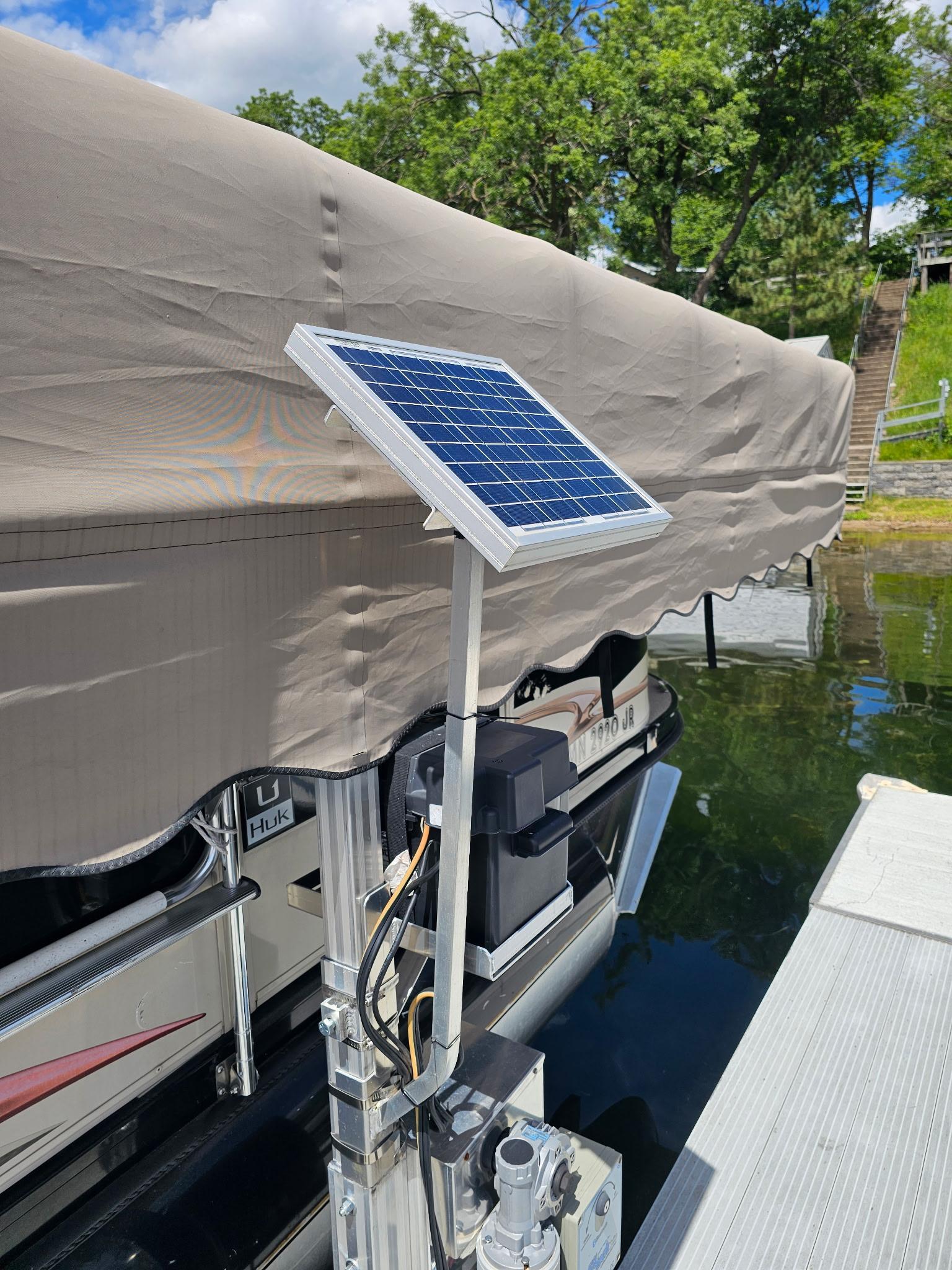 Solar operated lift