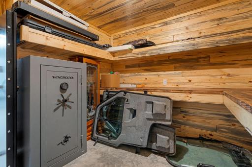 Fully concrete safe/shelter room with vault door