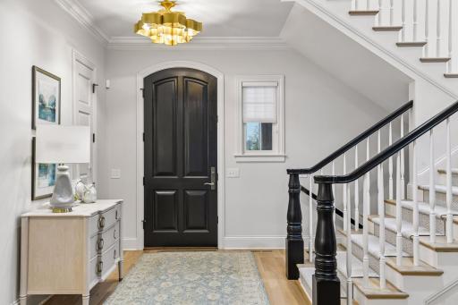 The minute you enter, you are captured by the grace and style of this home...