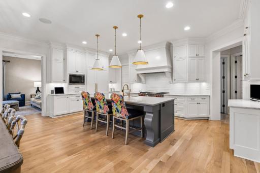 20x13 Kitchen offers custom cabinetry, Quartz Counters, under cabinet lighting