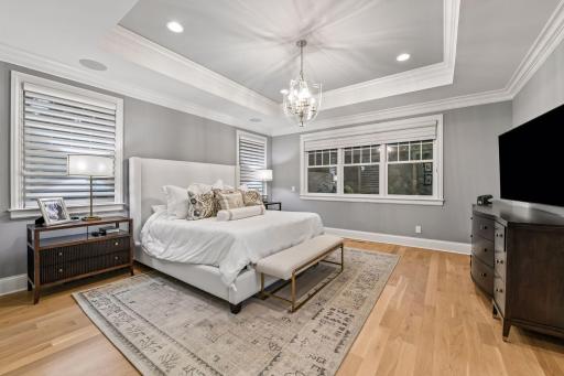 Primary Ste, spacious, overlooking lush backyard