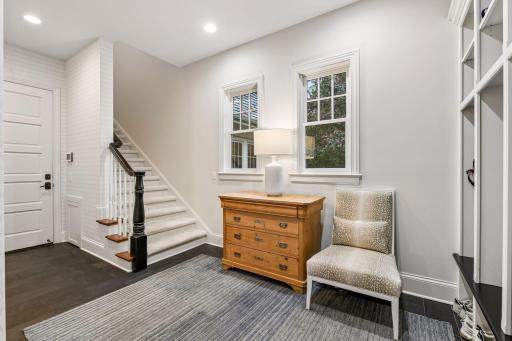 Private entrance off the back hall to Guest Quarters