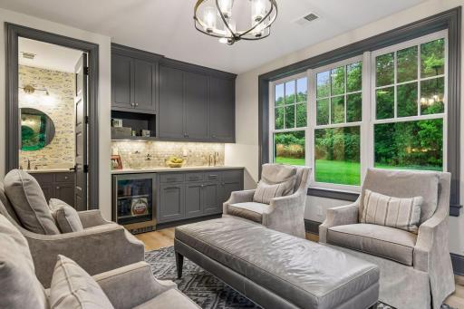 Game space in the wet bar or just more relaxation