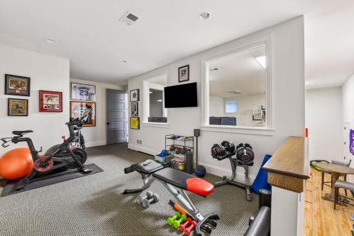 Yoga, equipment, whatever, its your space!