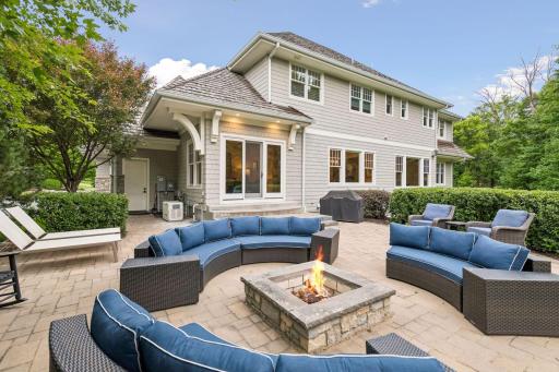 Privacy abounds on this lot for entertaining