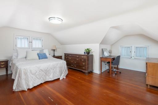 Upper Level Primary Bedroom with alcove dressing or sitting area