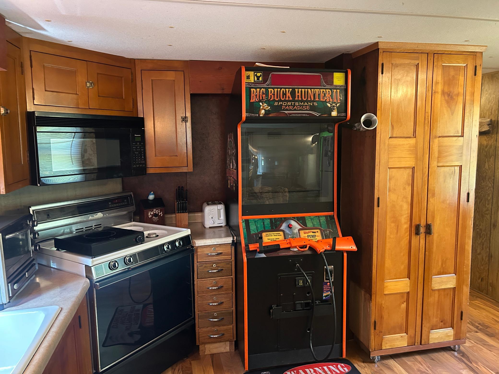 A closer look at the kitchen.