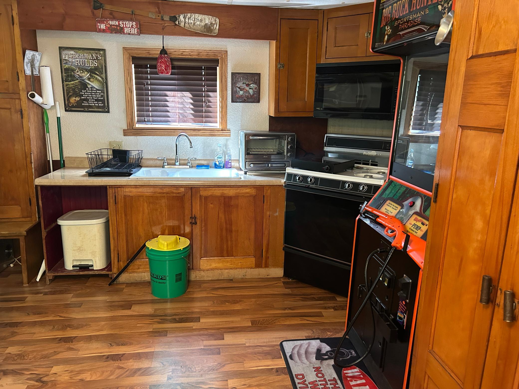 Another angle of the kitchen.