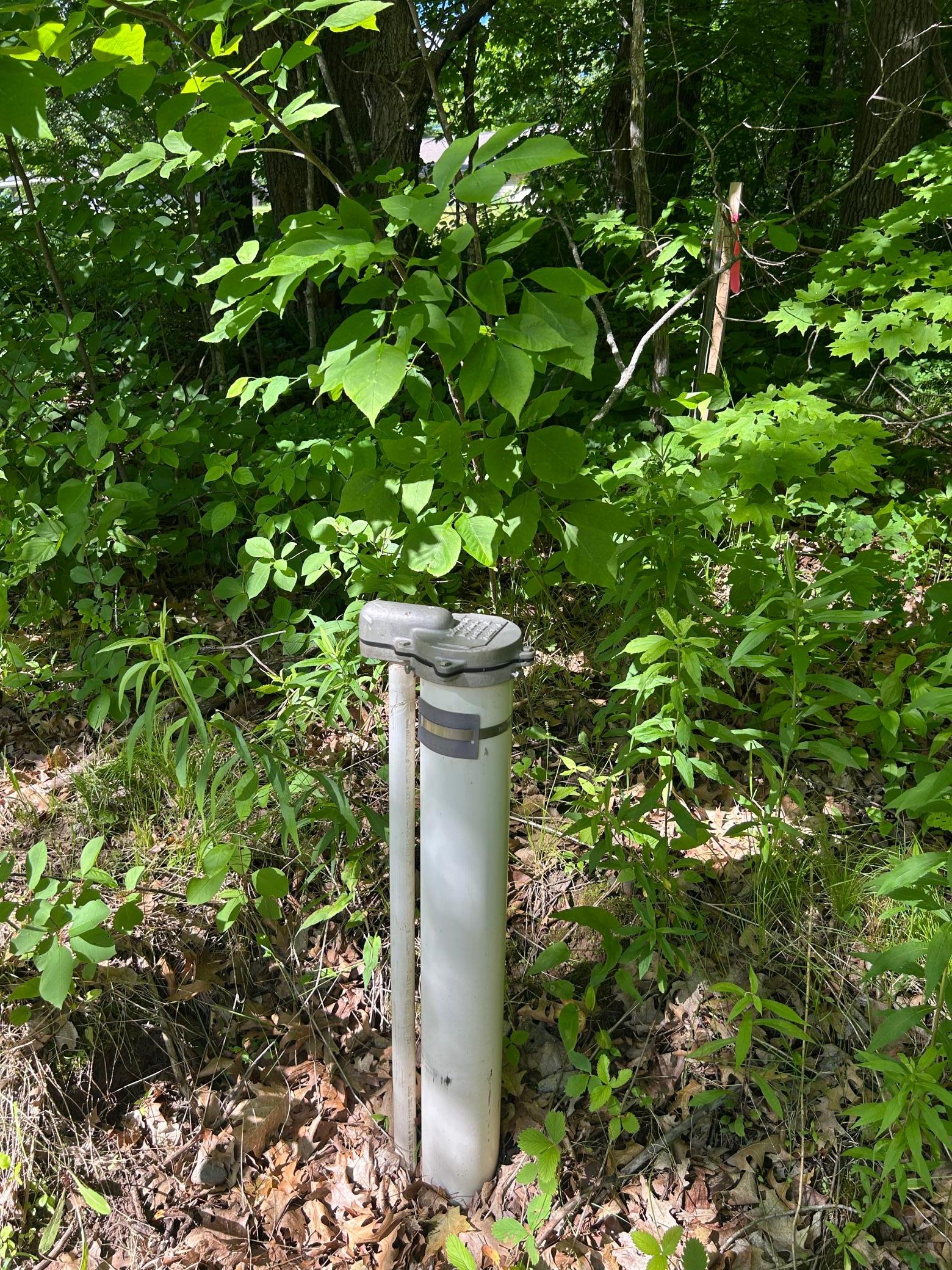 A shot of the drilled well