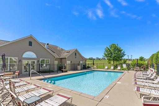 Another magnificent view of the resort-style heated pool area, designed for ultimate relaxation and mingling with friendly neighbors!