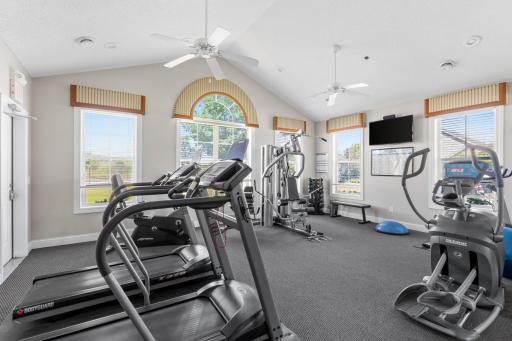 This remarkable association Clubhouse is also equipped with a private fitness center and exercise room, allowing you to skip the gym membership entirely!