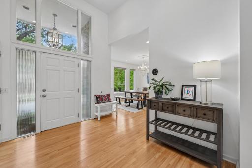 Welcome home- vaulted ceilings and tons of natural light through out!