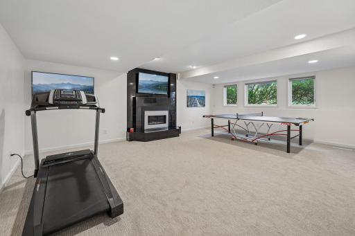 Lower level family room