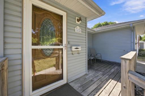 Front Door & Deck