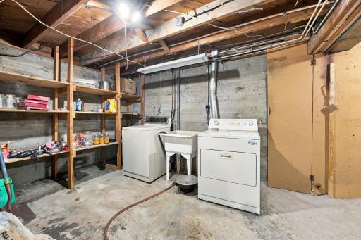 Basement Laundry/Storage Room