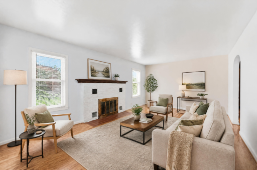 Virtually Staged - Living Room