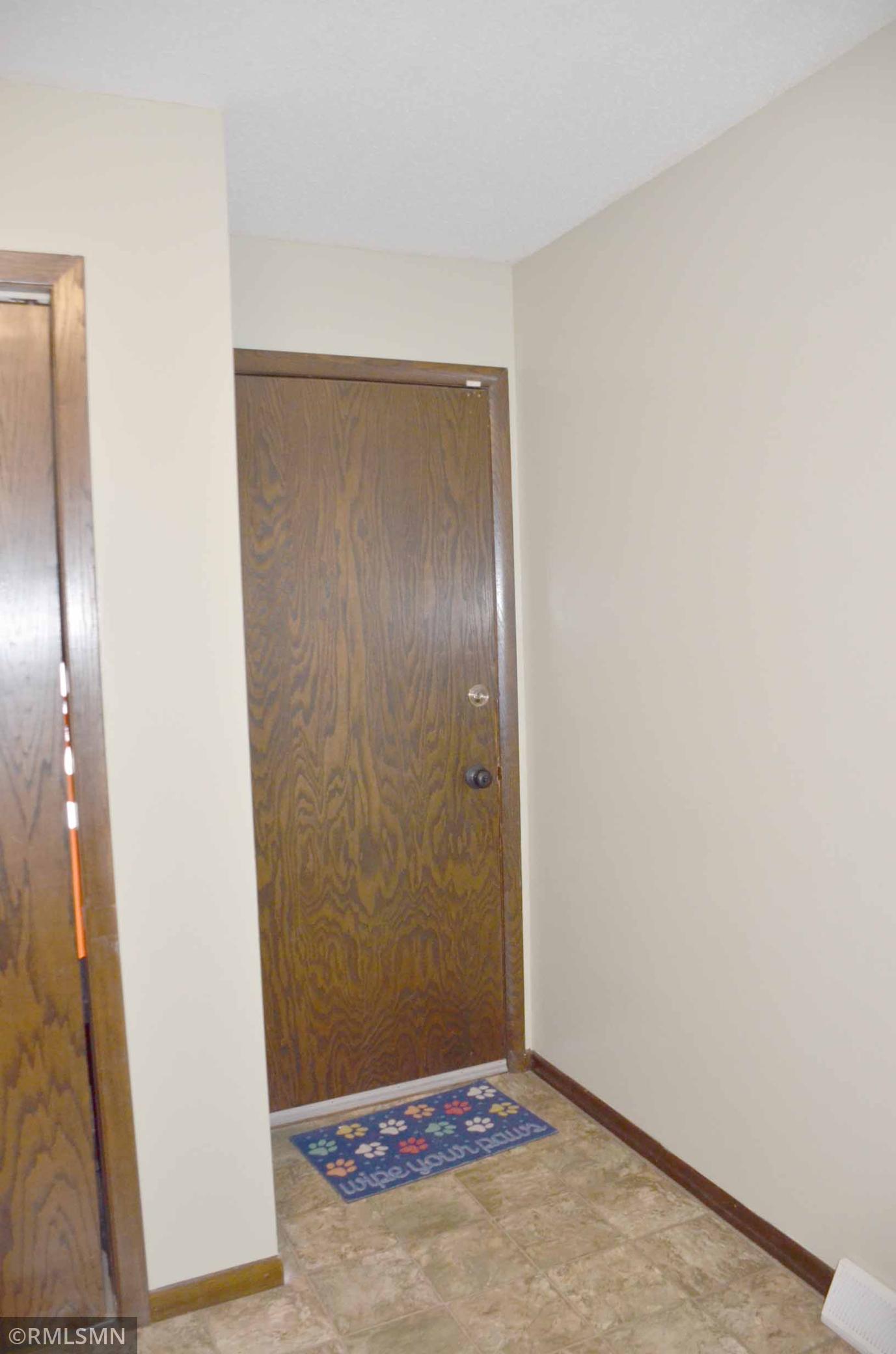 door going to garage