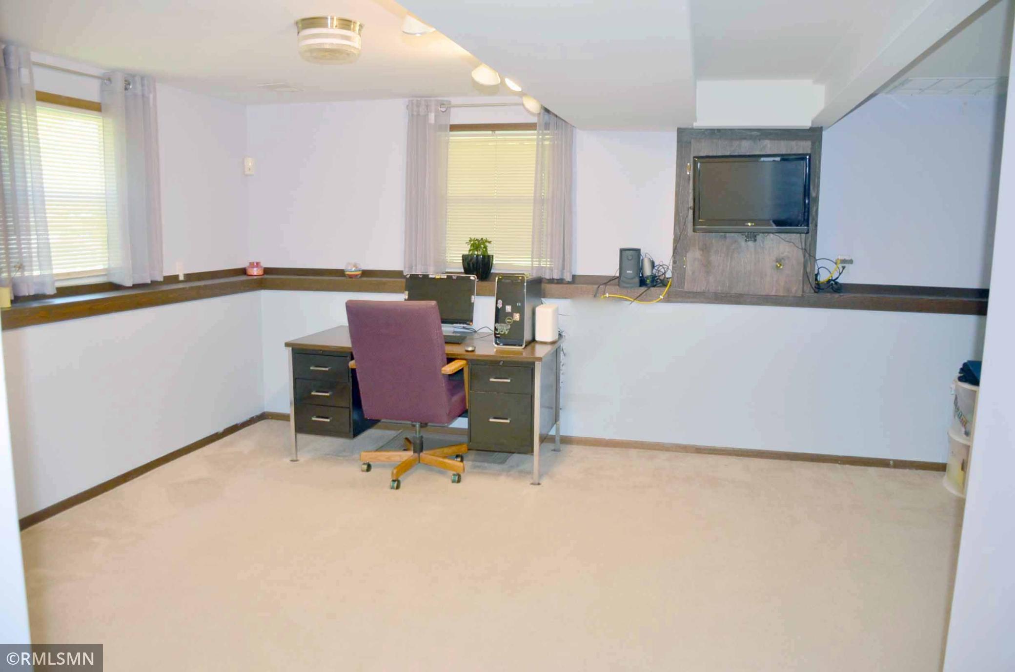 spacious executive office suite, lower level