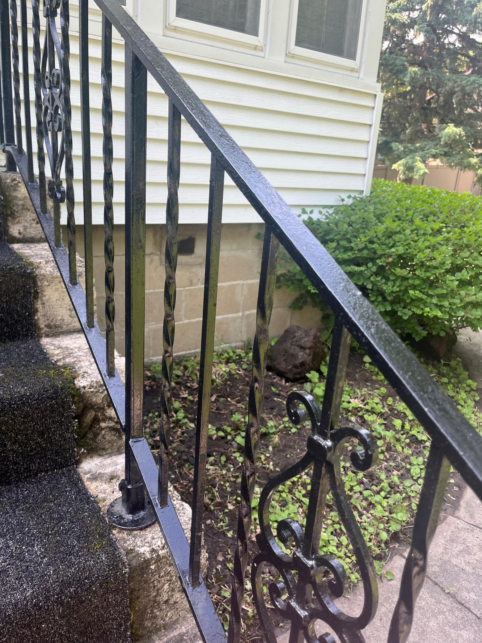 newly painted railing.jpg