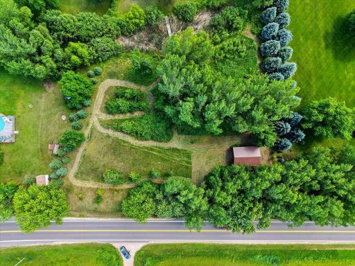 Aerial Straight over top of lot. Sewer, water, natural gas, electric and cable available on the lot