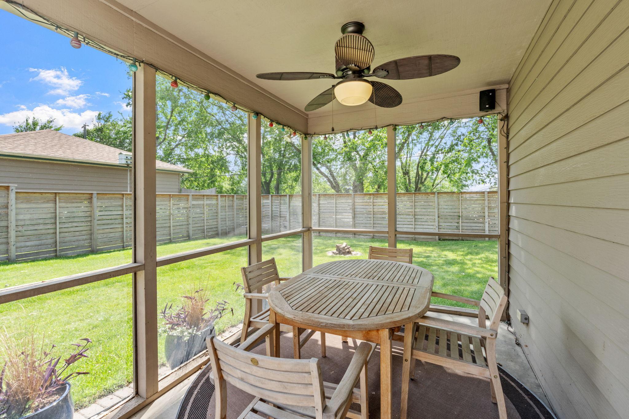 Screend Porch