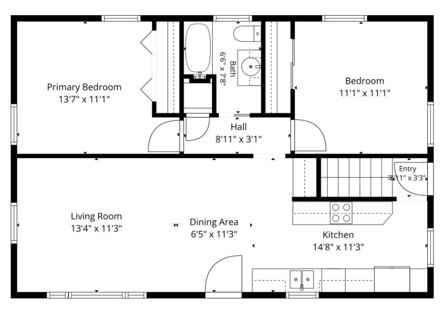 Main Level Floorplan