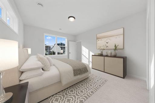 Representational Purpose Only. Generous sized owners suite -virtual staging