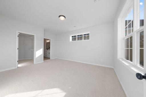 Representational Purpose Only. "Owner's Suite with beautiful windows