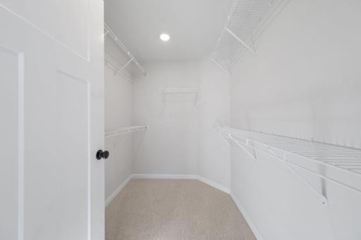 Representational Purpose Only. Generous sized walk in closet