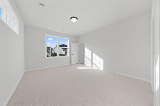 Representational Purpose Only. Large Owners Bedroom! Upgraded carpeting in