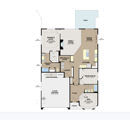 Representational Purpose Only. Main Floor Layout