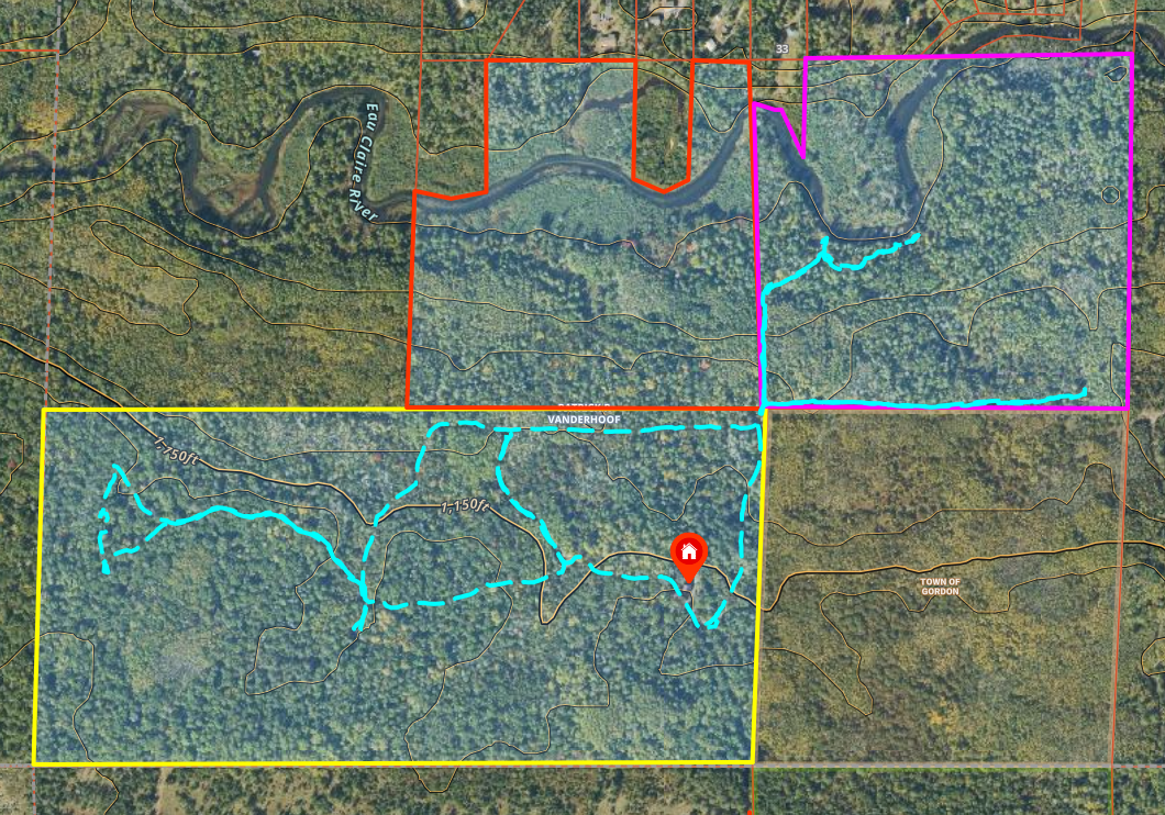 SUBJECT PROPERTY OUTLINED IN VIOLET