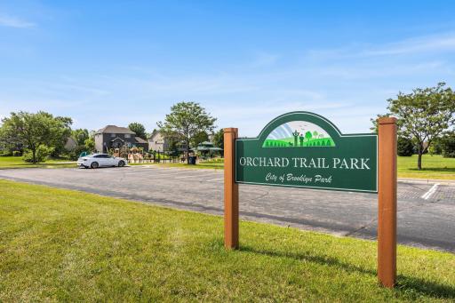 Orchard Trail Park just a block away and connects to 40+ mile biking/walking path.