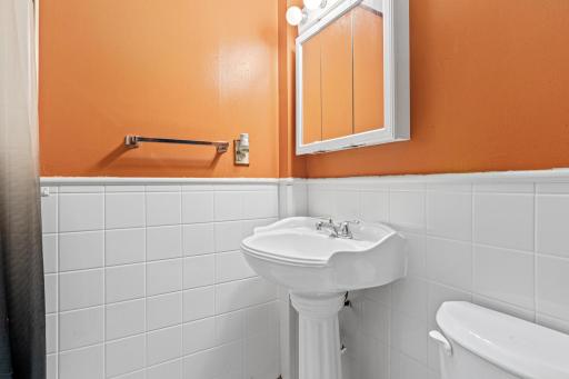 Lower level full bathroom