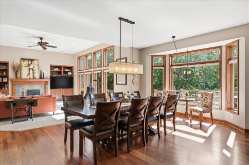 Great windows and light throughout the main floor,