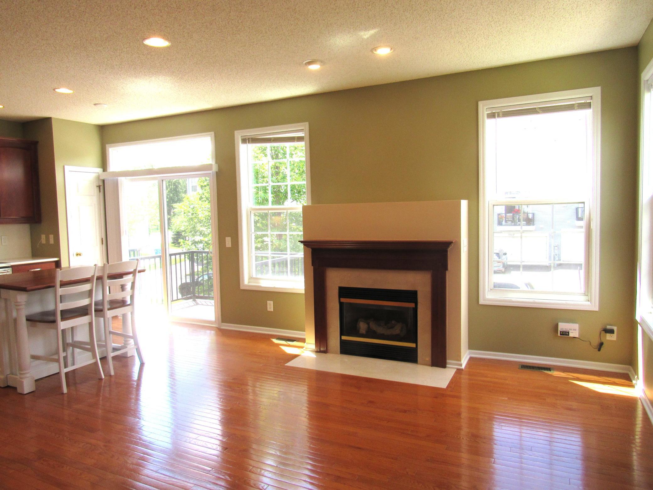 This home shines from the wood floors to the natural light from all the windows.