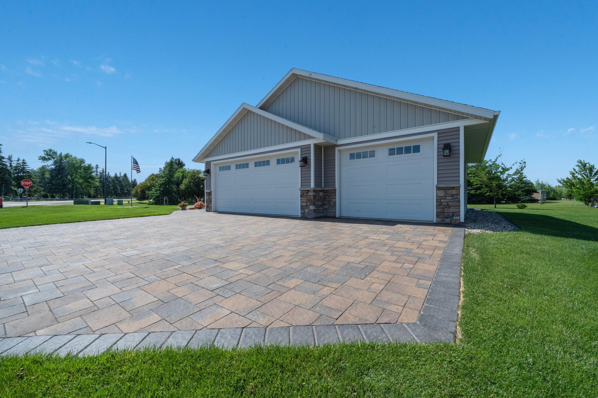 Paver driveway