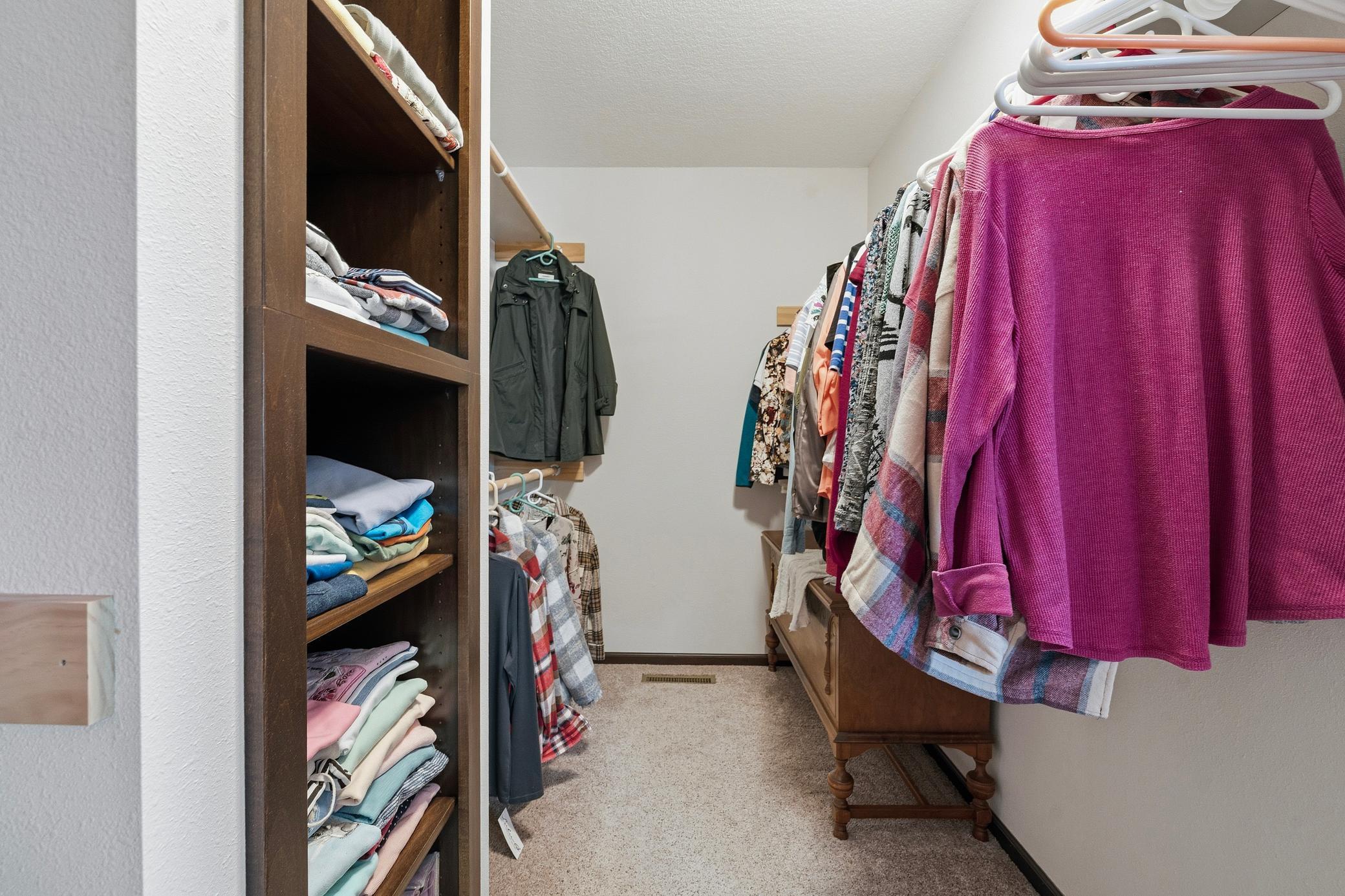 Owner's walk-in closet