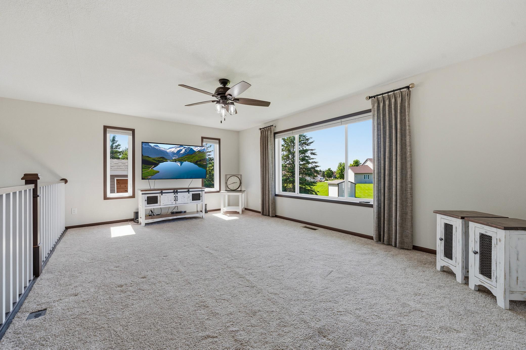 Upper level living room
