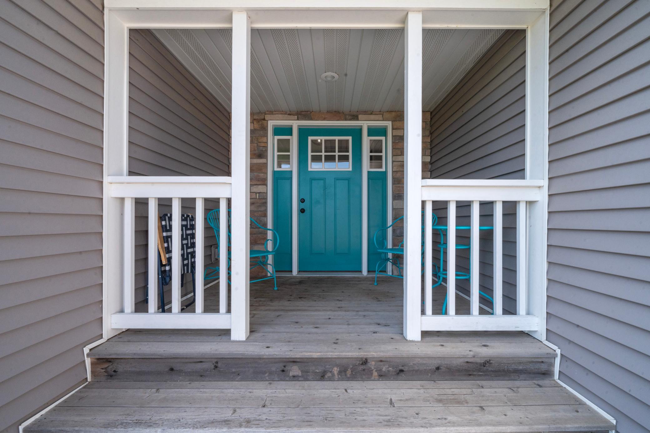 Covered front porch