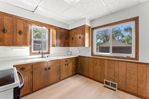 Ample counter space